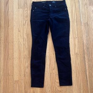 AG Adriano Goldschmeid Navy Corduroy leggings size 26